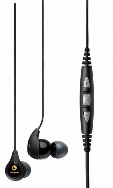 Shure SE115M+ Binaural Wired Black mobile headset