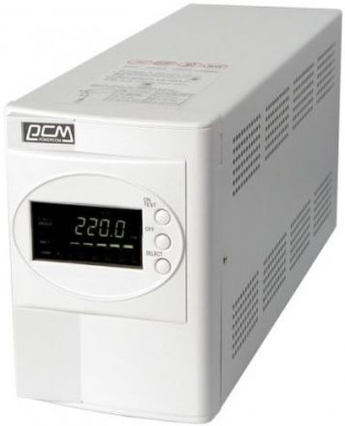 Powercom SMK-800A-LCD 800VA Weiß Unterbrechungsfreie Stromversorgung (UPS)