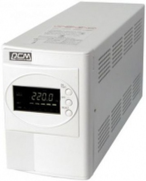 Powercom SMK-600A-LCD 600VA White uninterruptible power supply (UPS)