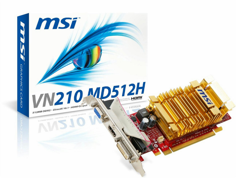 MSI VN210-MD512H GeForce 210 GDDR2