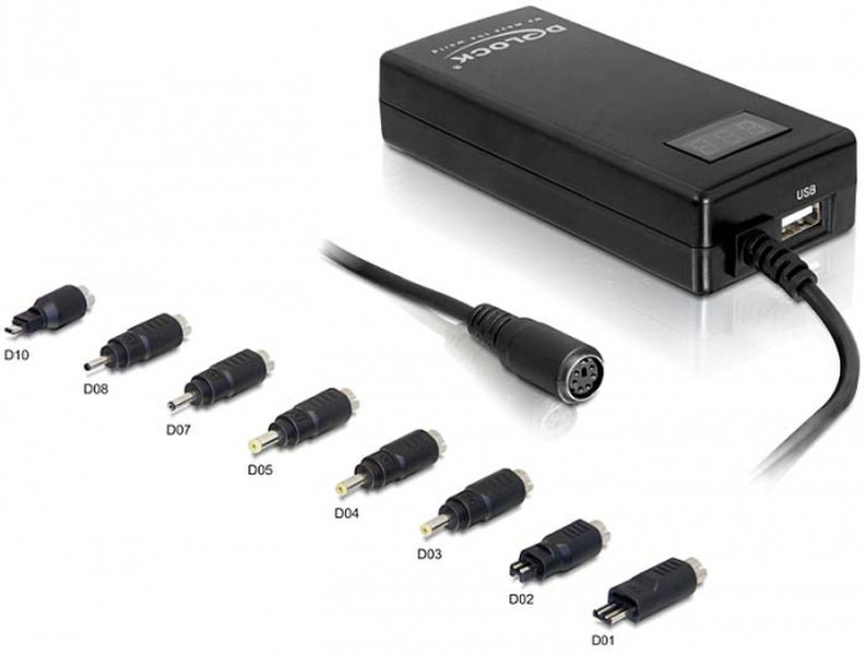 DeLOCK Automatic Power Supply - Camcorder/Camera Black power adapter/inverter