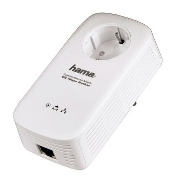 Hama Powerline LAN Adapter 85Mbit/s Netzwerkkarte