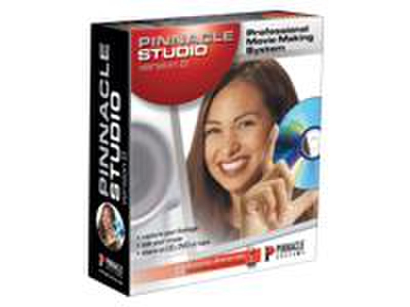 Pinnacle Studio 8.0 NL CD for Win 9x f Firewire Cards-Tv Tuners-Webcams