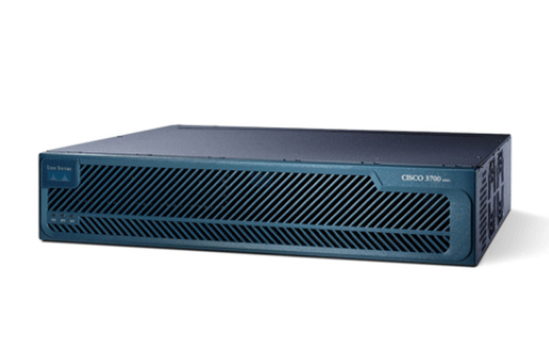 Cisco 3745 Eingebauter Ethernet-Anschluss ADSL Schwarz, Blau Kabelrouter