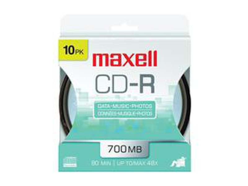 Maxell CDR700 10PK SPINDLE