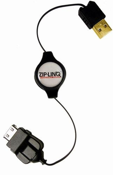 Cables Unlimited ZIPDATAP37 Black mobile phone cable