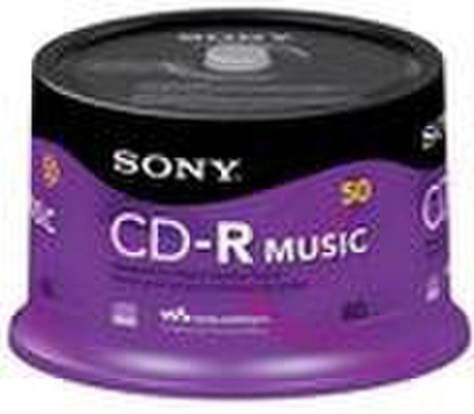 Sony 50CRM80RS CD-R 700МБ 50шт чистые CD