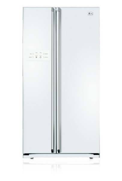 LG GRB2371EWR freestanding White side-by-side refrigerator