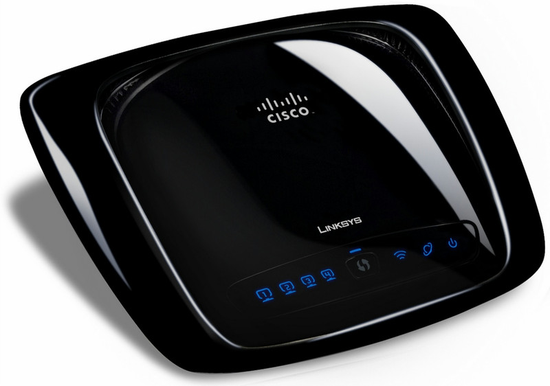 Cisco WRT320N Gigabit Ethernet Черный wireless router