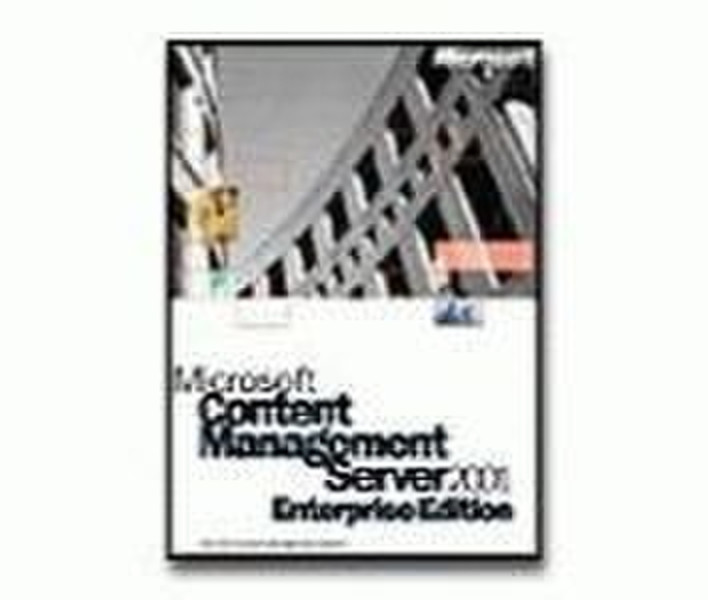 Microsoft Content Management Server Enterprise Edition 2001, EN, Disk Kit, MVL, CD