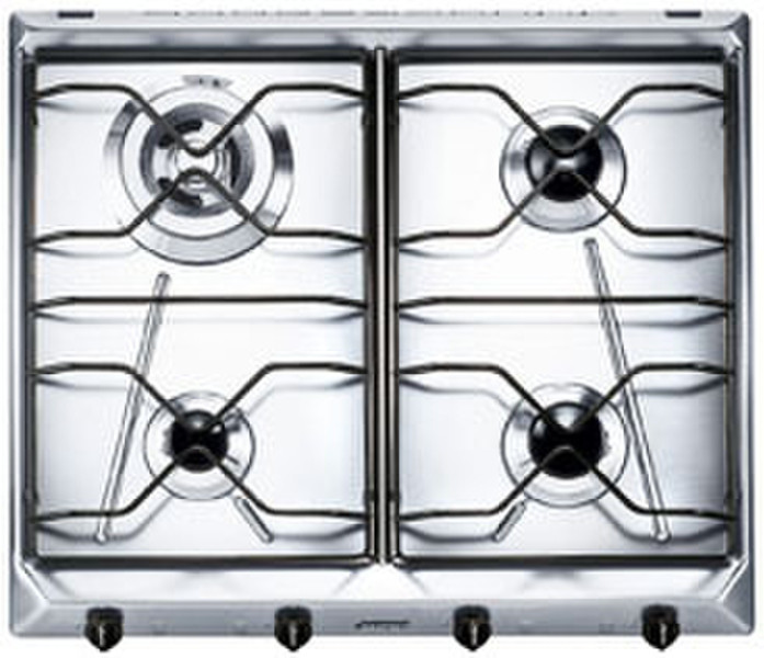 Smeg SRV56413 Встроенный Gas hob Нержавеющая сталь