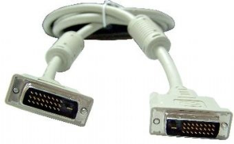 Gembird CC-DVI2-6 1.8m DVI-D DVI-D White DVI cable