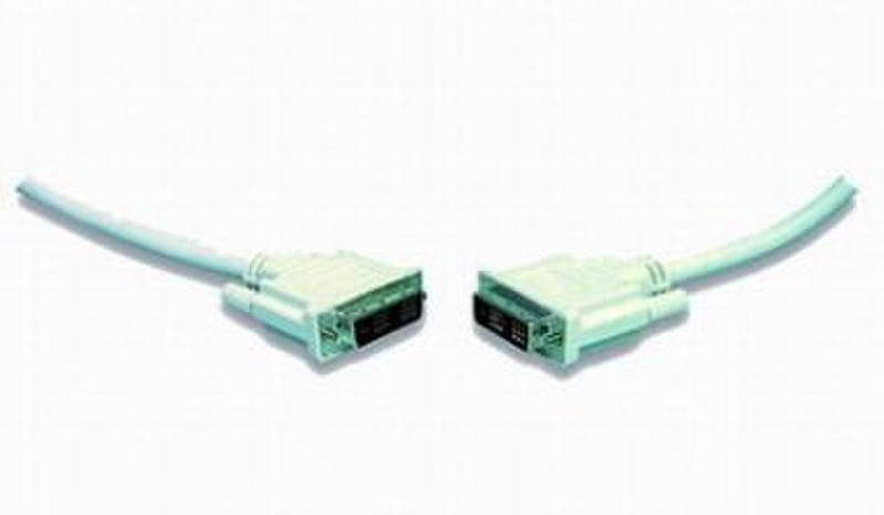 Gembird CC-DVI-6 1.8m DVI-D DVI-D White DVI cable