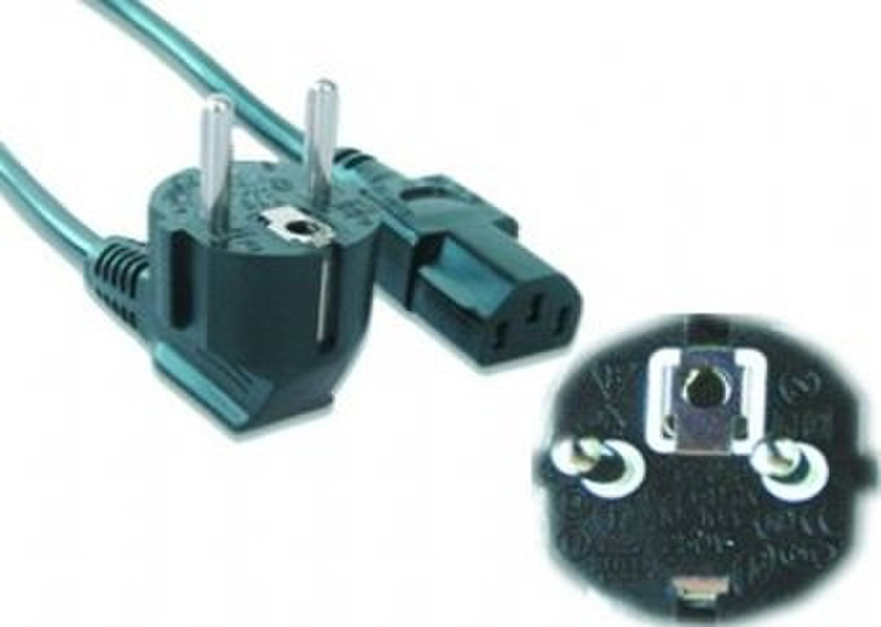 Gembird PC-186-VDE 1.8м Черный кабель питания