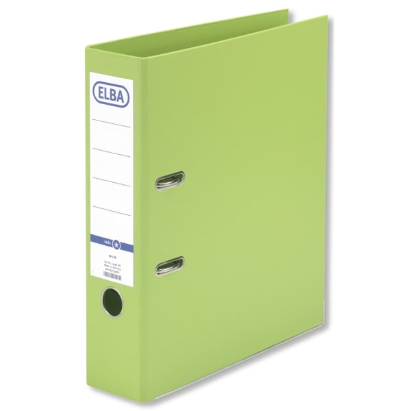 Elba Smart PP/PP, 80 mm Polypropylene (PP) Green folder