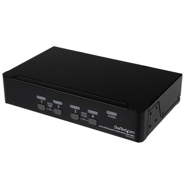 StarTech.com 4 Port USB DisplayPort KVM Switch with Audio KVM switch