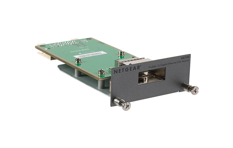 Netgear ProSafe 10 Gigabit Ethernet CX4 Module Внутренний 10Гбит/с компонент сетевых коммутаторов