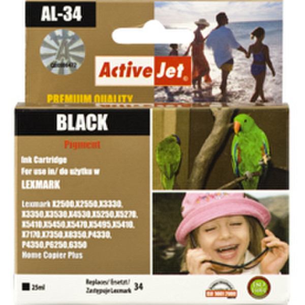 ActiveJet AL-34 Black ink cartridge