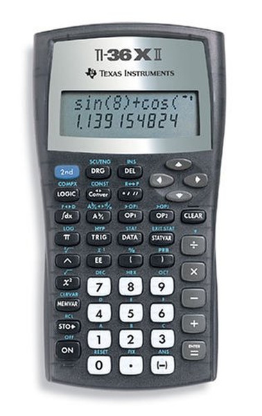 Texas Instruments TI-36X II Pocket Scientific calculator Black calculator
