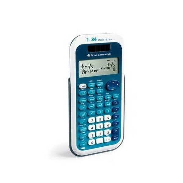 Texas Instruments TI-34 MultiView Pocket Scientific calculator Blue,White