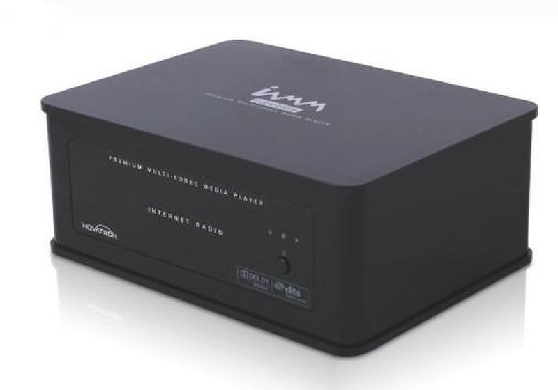 IAMM NTD57: Most powerfull Premium Multi-codec Mediaplayer in the world, powered by MIPS 500Mhz core CPU of Sigmadesign SMP8653 Black digital media player
