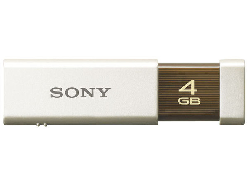Sony USM4GLX 4ГБ USB 2.0 Тип -A Белый USB флеш накопитель
