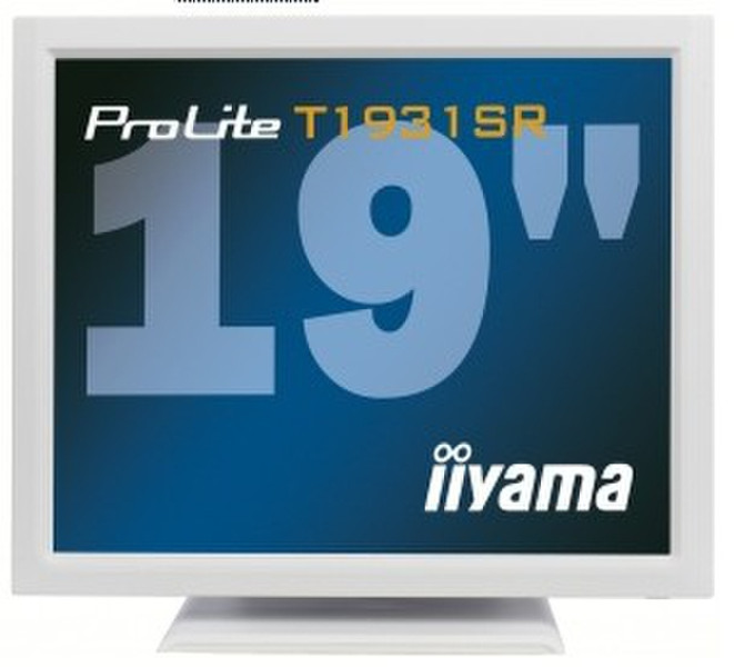 iiyama ProLite T1931SR-1 19Zoll 1280 x 1024Pixel Weiß Touchscreen-Monitor