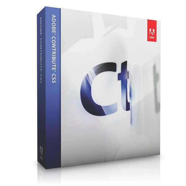 Adobe Contribute Upg CS5, V6, Mac, DVD, DE, 5 Pack