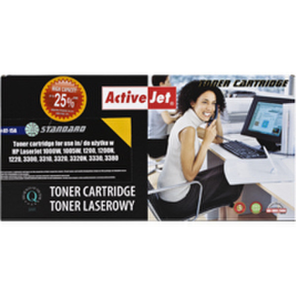 ActiveJet AT-15A 3200pages Black laser toner & cartridge