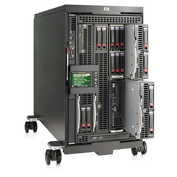 Hewlett Packard Enterprise BLc3000 Tower Enclosure with 4 AC Power Supplies 6 Fan Trial ICE BL License computer case