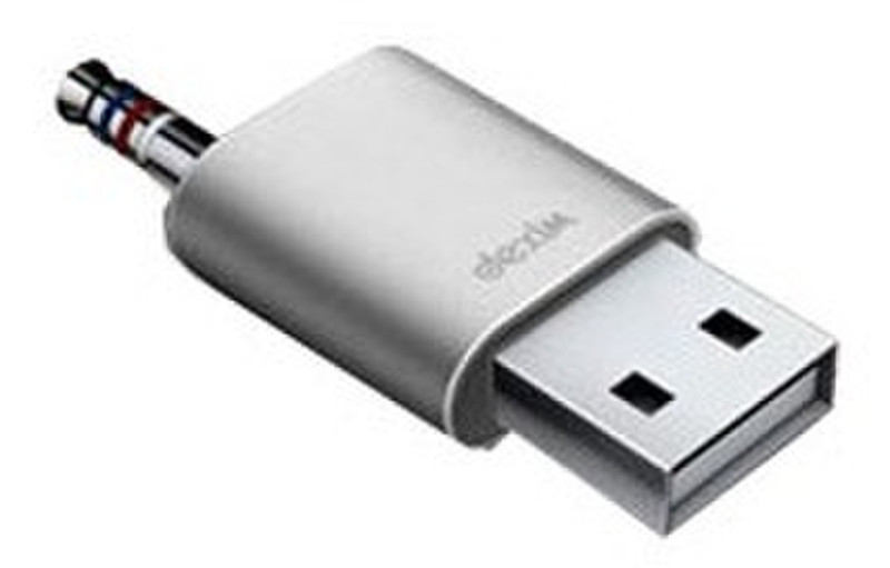 Dexim DWA031 shuffle Shu-Lip charge & sync USB Cеребряный кабельный разъем/переходник