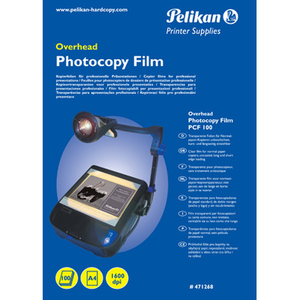 Pelikan 100 Folien-transparents-transparencies, transparancy film