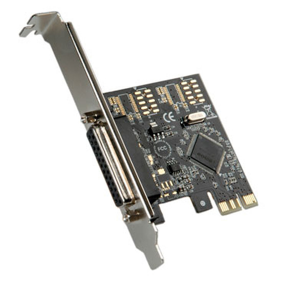 ROLINE PCI-Express Adapter, 1x Parallel ECP/EPP Schnittstellenkarte/Adapter