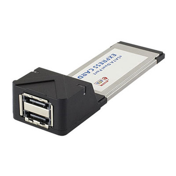 ROLINE ExpressCard/34, 2x eSATA 3.0 Gbit/s Ports interface cards/adapter