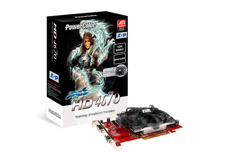 PowerColor Radeon HD4670 1GB 1ГБ GDDR3