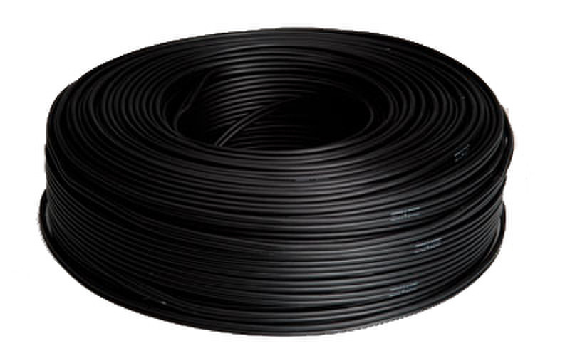 ROLINE LF-Cable, 100m roll 100m Black signal cable