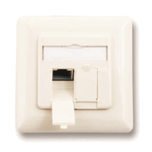 M-Cab 7006666 2 x RJ-45 White socket-outlet