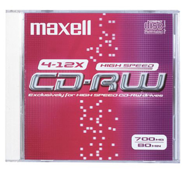 Maxell CD-RW 80XL Hight Speed 10 pack CD-RW 700MB 10pc(s)