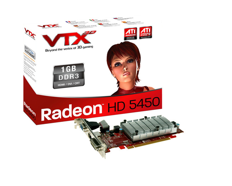 VTX3D VX5450 1GBK3-H 1GB GDDR3 Grafikkarte