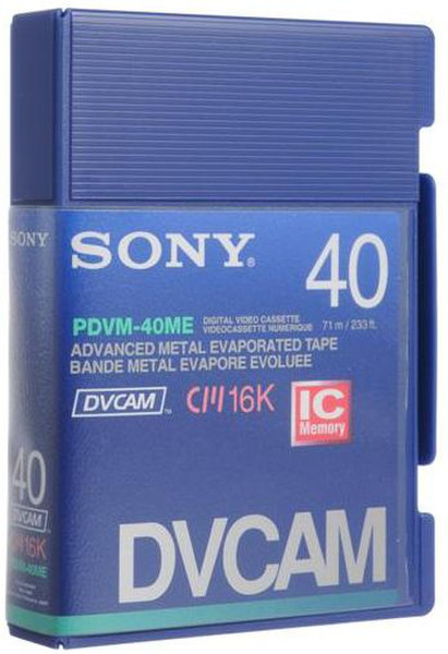 Sony PDVM-40ME Video сassette 40мин 1шт аудио/видео кассета