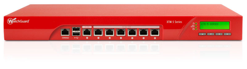 WatchGuard XTM 520 & 1-Y Security 1U 2253Mbit/s Firewall (Hardware)