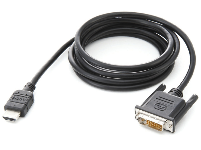 Polycom DVI-D - HDMI 3m 3м DVI-D HDMI Черный