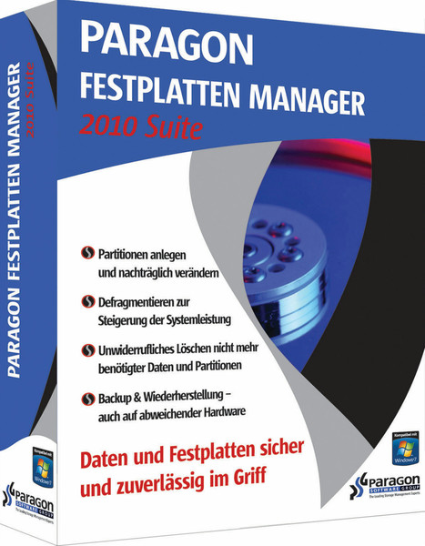 Paragon Festplatten Manager 2010 Suite