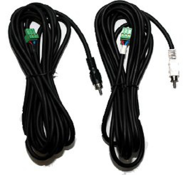 Polycom 2215-07766-001 0.3m RCA 3.5mm Black audio cable