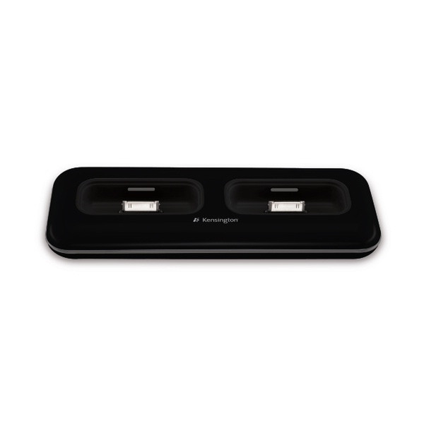 Kensington iPhone & iPod Dual Charging Dock Innenraum Schwarz Ladegerät für Mobilgeräte