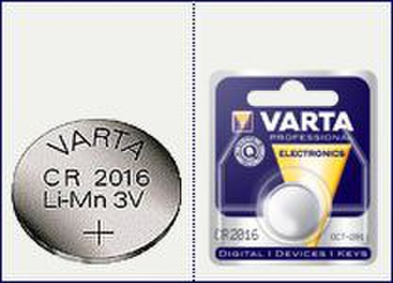 Varta CR2016 Литиевая 3В батарейки