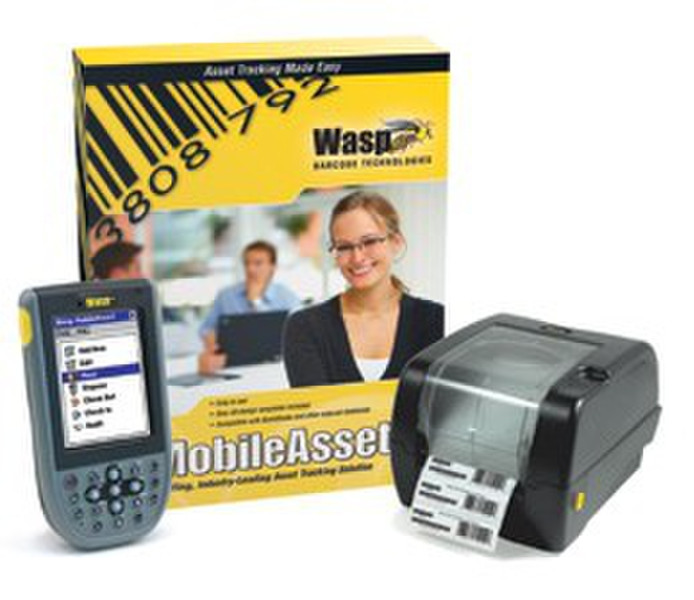 Wasp Asset Management Solution + WPA1200 + WPL305 unlimitedBenutzer Barcode-Software