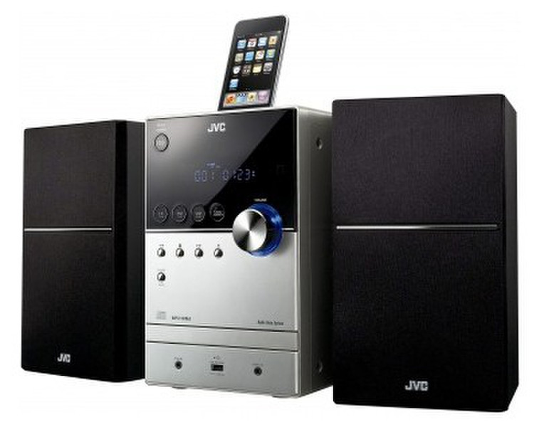 JVC UX-SG5 Micro-Set 40W Schwarz, Silber