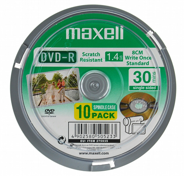 Maxell DVD-R 1.4ГБ DVD-R 10шт