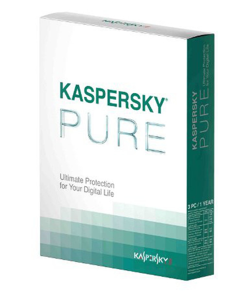 Kaspersky Lab PURE, 3u, 1Y